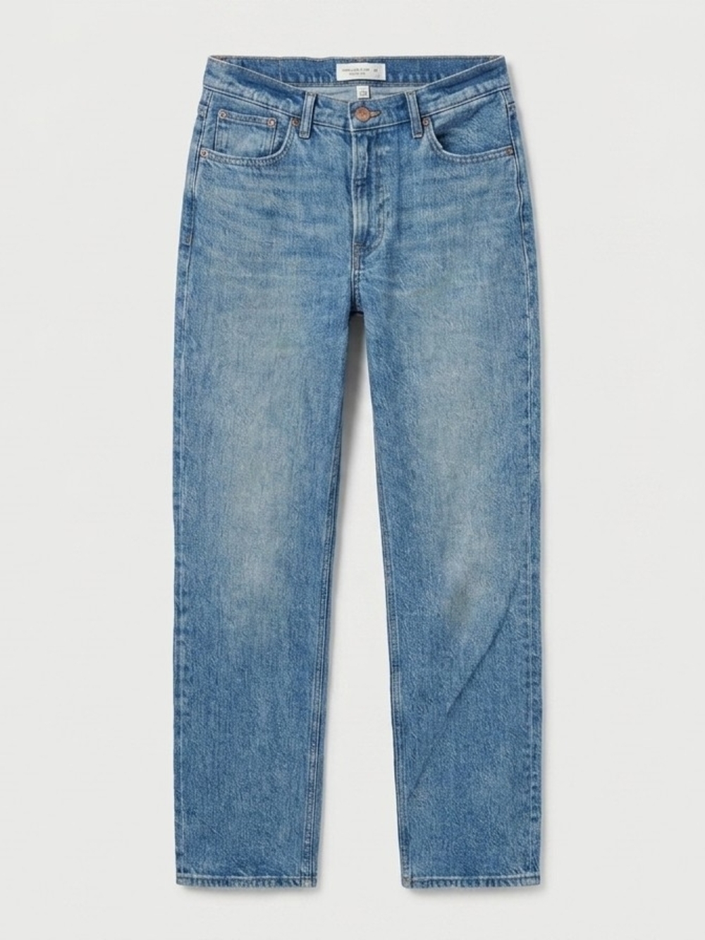 Abercrombie & Fitch Women's Vintage Boot Cut Jeans in Light Blue Denim